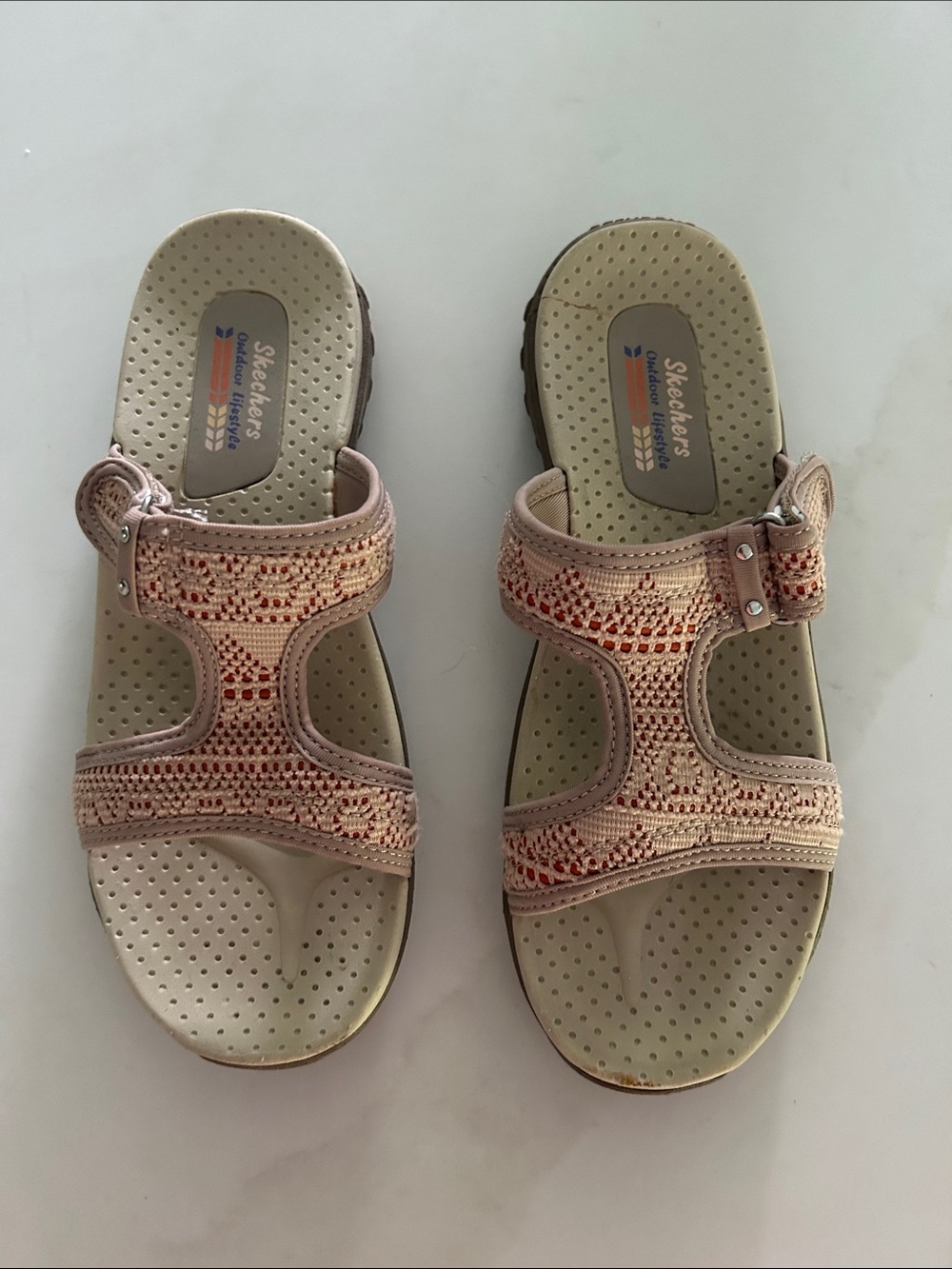 Skechers Women's Blush Crochet Slide Sandals